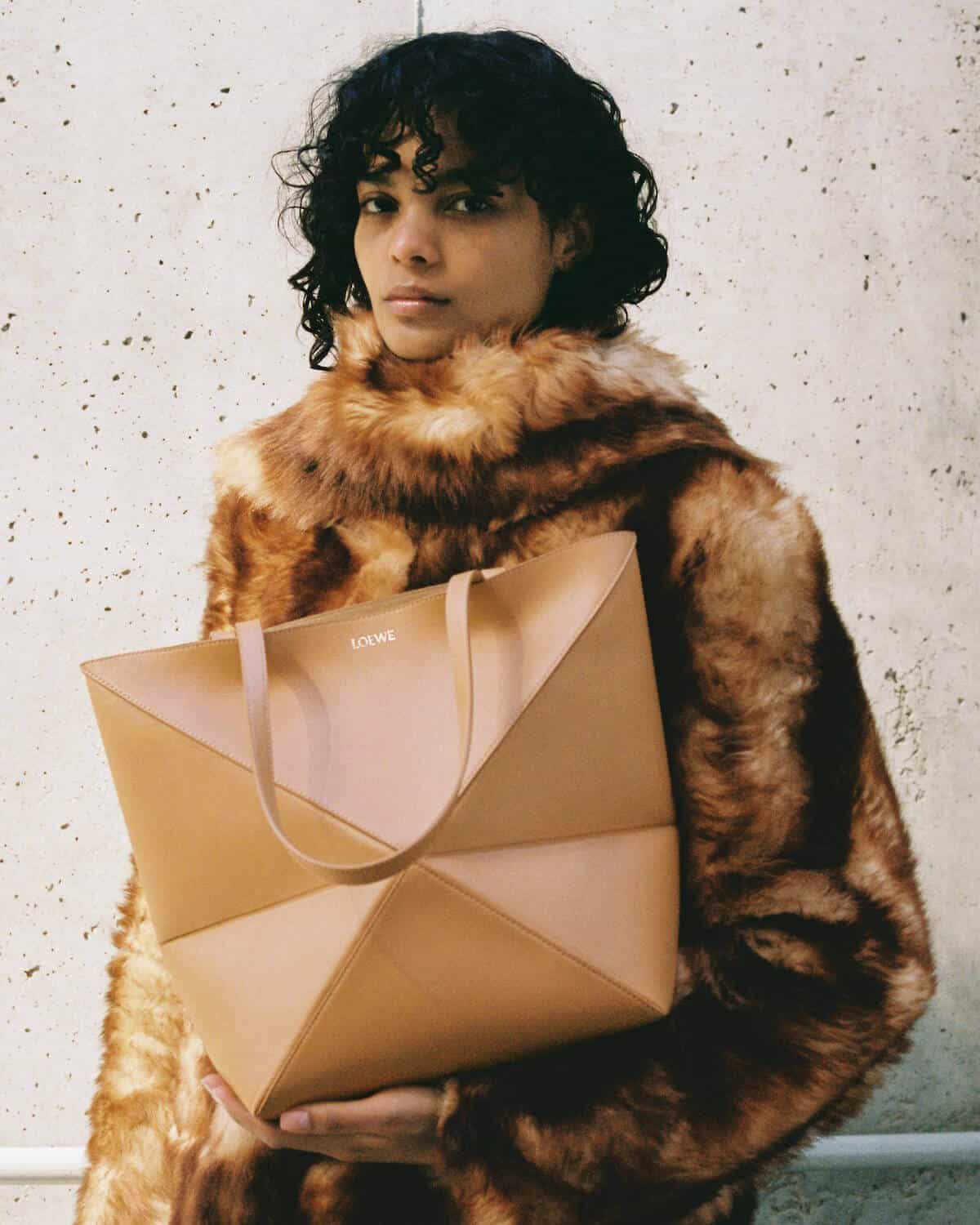 極美品★LOEWE Handle Cover Case 11 806-16 Ten Loves: Loewe Puzzle Fold Tote - 10 Magazine